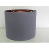 Handmade Charcoal Grey Mirror Copper Metallic Lined Lampshade Lightshade All Sizes
