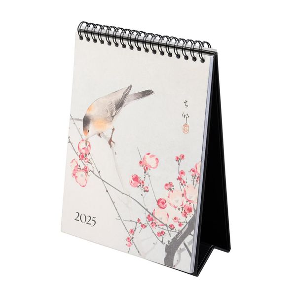 Kokonote Kalender 2025 Tischkalender Zen Blossom Kalender 2025 Familienplaner Tischkalender 2025 zum Aufstellen 17 x 17 cm Jahreskalender 2025