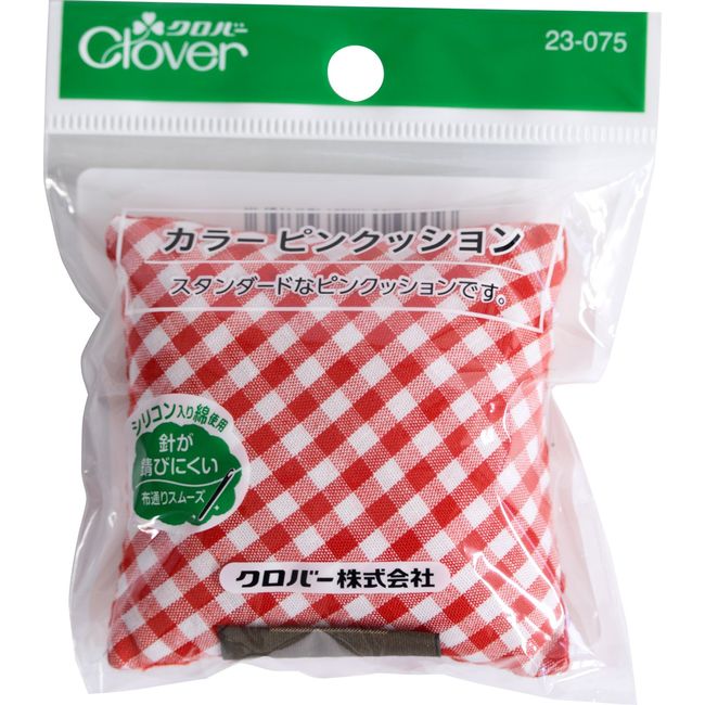 Clover カラーピンクッション 小 赤 23-075