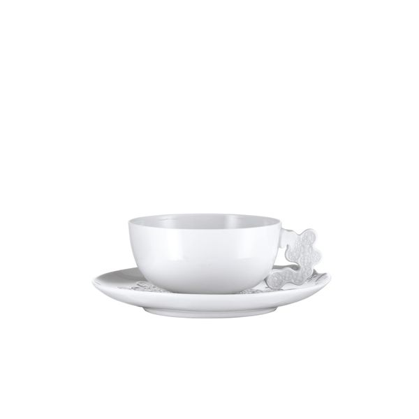 Landscape Tea Cup 2 Piece White