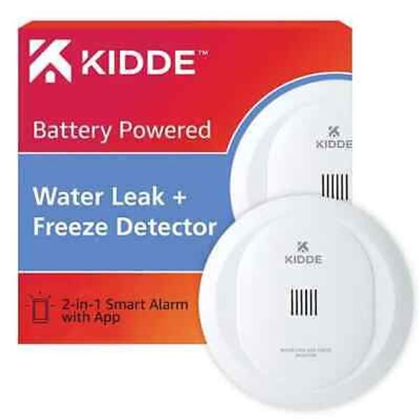 Smart Battery Operated Water Leak Sensor and Freeze Alarm Leakage Detector Home