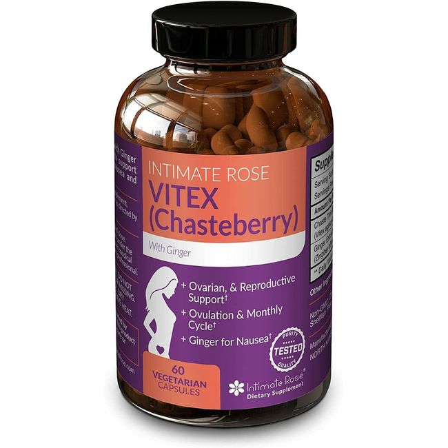 Vitex (Chasteberry) Agnus-Castus with Added Ginger for Nausea Relief - 30 Day 10