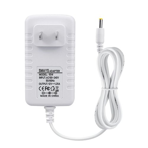 15W Power Cord Charger Replacement for Echo Dot 5th Gen, 4th Gen, 3rd Gen, Dot Kids Edition, Dot with Clock, Pop, White