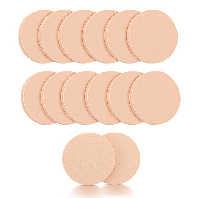 12pcs Makeup Sponge, Round Face Paint Sponge Set Reusable Makeup Sponge, Make Up Blenders Foundation Primer Puff Sponges Creams, And Powders, Wet and Dry use