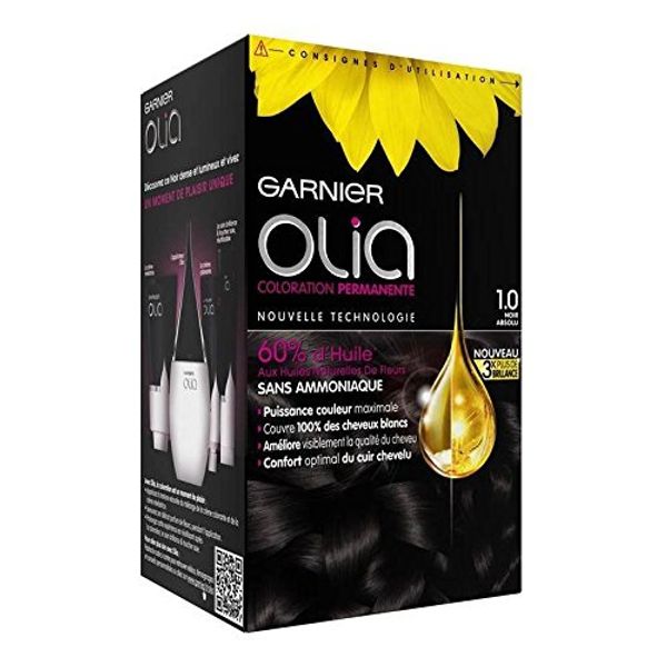 Olia Hair Colour No. 1.0 Black Absolu - Sold Per Piece