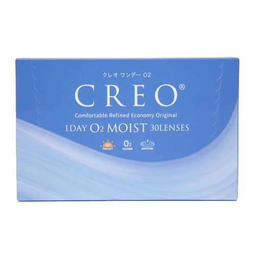 クレオワンデーO2モイスト 30枚 1箱 （1日使い捨て コンタクトレンズ ）【BC】8.7 【PWR】-9.50