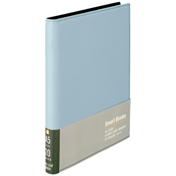 Maruman F291-41 Binder Smart Binder, A5, 20 Holes, Blue Gray