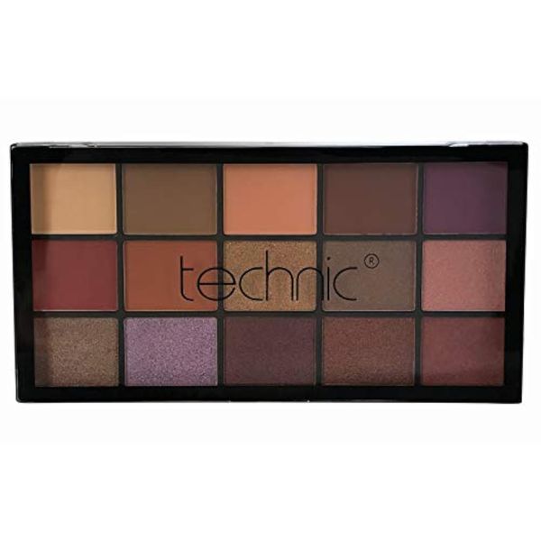 Technic 15 Shade Eyeshadow Palette Peanut Butter & Jelly Matte & Shimmer