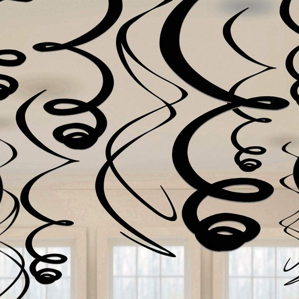 SWIRL PL DEC BLACK (12/144)