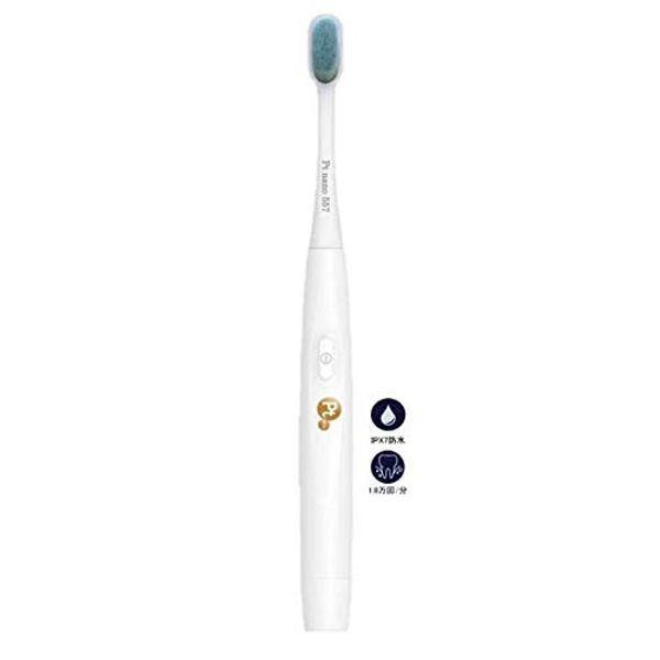 Ptnano Grease, Platinum Nano Bristle, Sonic Electric Toothbrush, Battery Type, PTN557-W, White, Set of 1