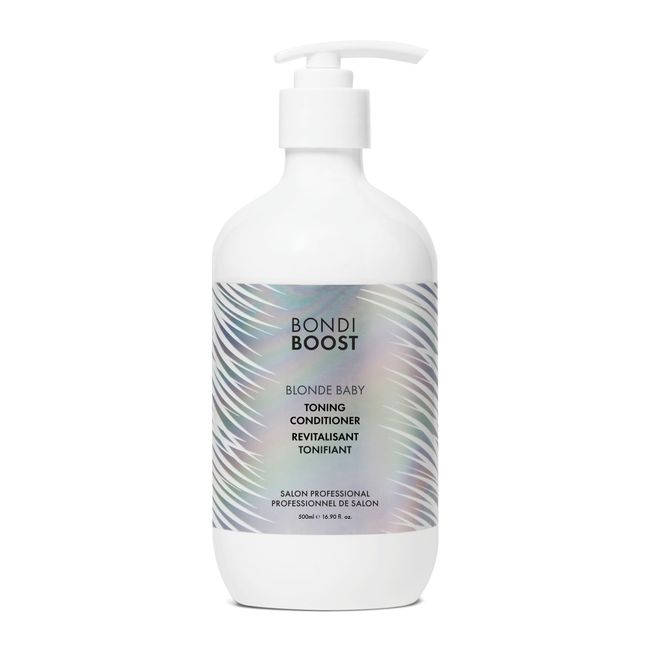BONDIBOOST Blonde Baby Toning Purple Conditioner - Add Softness + Smoothness + Hydration - Color-Safe Hair Care Solution with Natural Ingredients - Neutralize Brass - Sulfate-Free Formula - 16.90fl oz