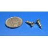 Brass #6  Phillips Flat Head Wood Screw x .500" Length, 100 Pcs