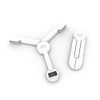 Joseph Joseph TriScale Compact Folding Digital Scale, White