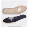 2 Pairs Premium Leather Insole Comfortable Shoe Pads, Mens or Womens Breathable Shock Absorber Insoles (EU 39-40-2 Pair)