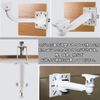 EINEY Security Camera Mounting Bracket, Mounting Bracket, Mounting Bracket, Mount, Security Prevention, Trouble Prevention, Surveillance, Base, Fixing, Stand, Housing Camera, No Drilling Required,