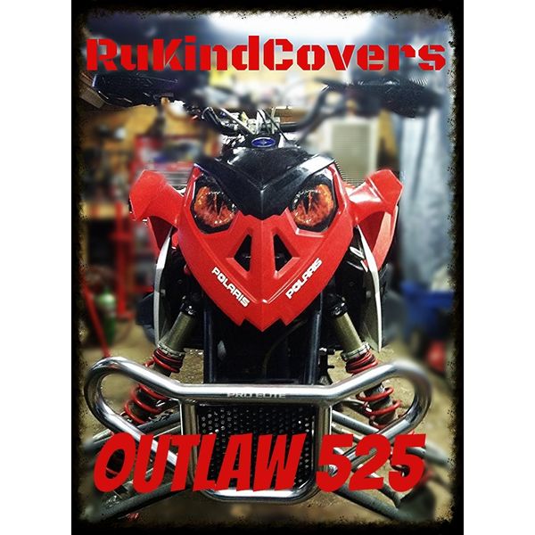POLARIS PREDATOR  REAPER HEADLIGHT COVER'S EYES RuKind Covers