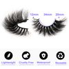 Lashes 20mm Fluffy False Eyelashes Thick Volume Dramatic Cat Eye Lashes 7 Pairs Long Strip Wispy Lashes Pack