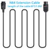 Ssgamer N64 Extension Cables for Nintendo N64 64 Controller (4 Packs)
