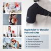 NEWGO Shoulder Ice Pack - Rotator Cuff Cold Therapy, Reusable (Black)