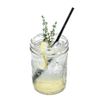 7.75" Wrapped Paper Straw - Eco-Friendly/Biodegradable Black Paper, 400ct