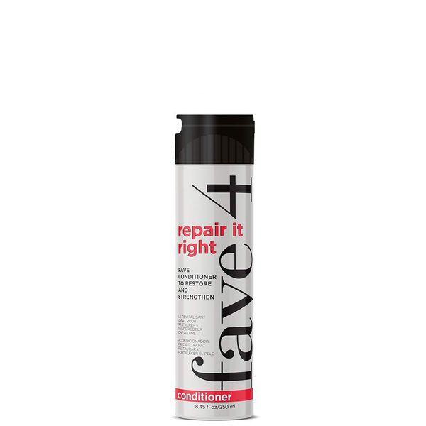 fave4 hair Repair It Right Conditioner, Strengthen Heat Damaged, Over Processed Hair, 8.45 fl oz