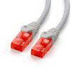 CSL-Computer CAT.6 Ethernet Patch Cable (RJ45) | 1 m | Grey | LAN Cable | UTP | 10/100/1000 Mbit/s