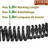 ETUKER Trailer Extension Coiled Cable 7pin Caravan Extension Lead 1.8M Trailer Adapter Cable