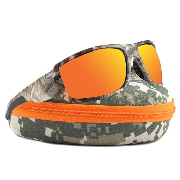 JIANGTUN Coating Mirrored Camo Sports Polarized Sunglasses for Women Men,with Flexible Frame for Cycling Running Driving Fishing Trekking