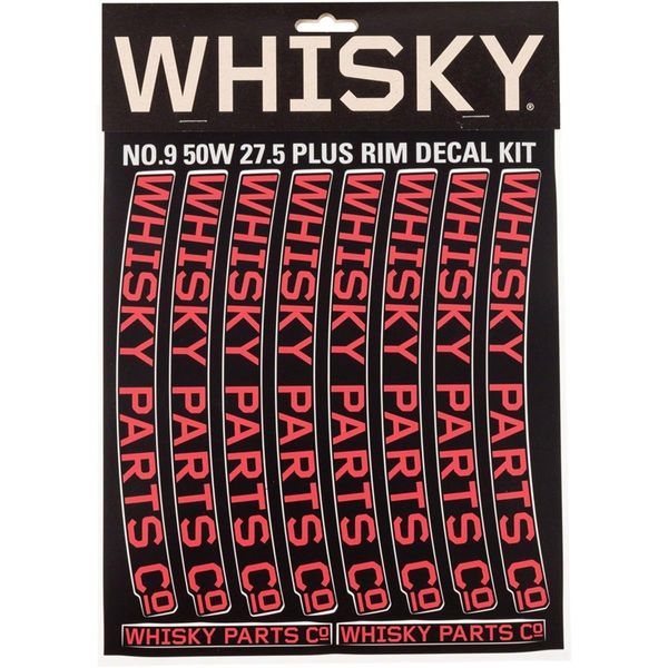 WHISKY - Rim Decal Kit for Two 50w Rims - Red