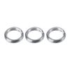 VGEBY Split Rings Stainless Steel Fishing Tackle Bait Double Circle Split Ring Connector 50/100 Pieces (10# 50pcs)