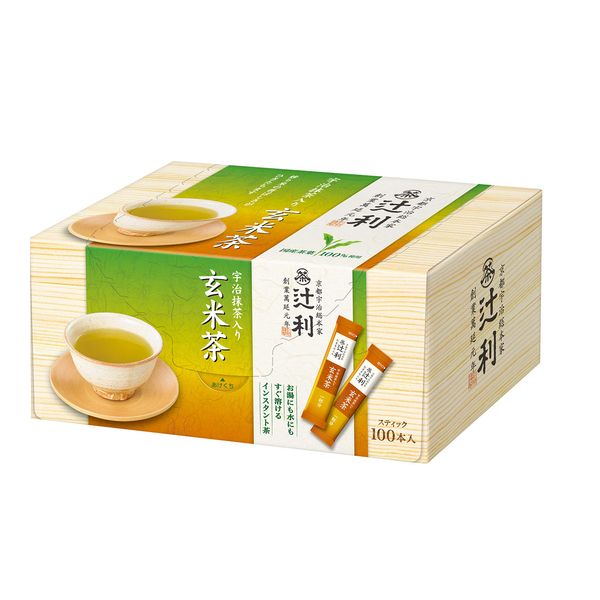 Tsujiri Instant Uji Matcha Brown Rice Tea 100P