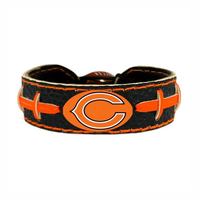 Chicago Bears Team Color NFL Football Bracelet