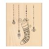 Penny Black Mounted Rubber Stamp 2.75"X4.25"-Winter Glitter