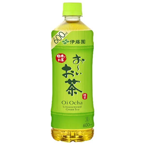 Itoen Oi Ocha Green Tea (Sold by Hand), 20.3 fl oz (600 ml) Plastic Bottles x 24 Bottles x (2 Cases)