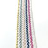 Multicolor Pagoting Cotton Lace Trim - 2 Inch Width - 10 Yards per Pack - Off-White Base
