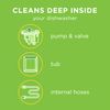 Affresh W10549851 Dishwasher Cleaner 6 Tablets Formulated to Clean Inside All Machine Models, Count