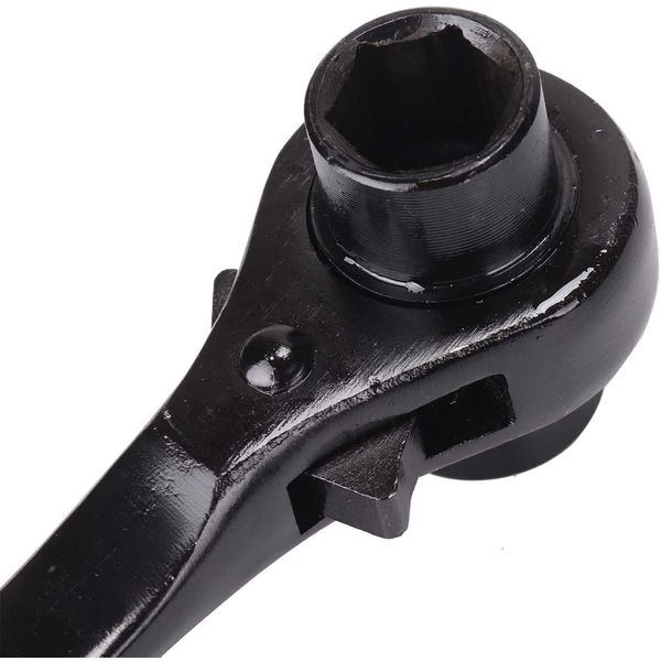 22 x 24mm Black Ratchet Podger Spanner Quick Release Scaffold Wrench