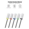 Nail Drill Ceramic Nail Drill Bit Crystal Extension 3/32 For Professional Electric Acrylic Nails