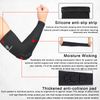 HOPEFORTH 2PCS Padded Elbow Sleeves Compression Arm Protective Support