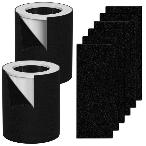 HP670 True HEPA Filter Replacement Set Compatible with Hunter HP670 Large Tow...