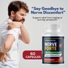 Nerve Forte Supplement, Nerve & Cognitive Formula Support - 60 Capsules