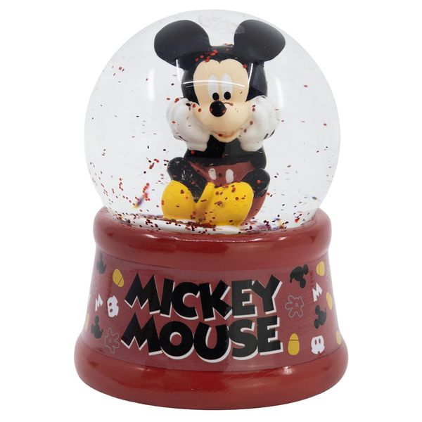 DECORATIVE MICKEY MOUSE SNOW GLOBE IN GIFT BOX