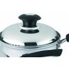 6 Pcs Stainless Steel Saucepan Set with Lid, Silver