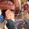 ZS 60Pcs Silicone Healing Non Pull Piercing Discs for Piercing Bump, 3/5/7/9mm Clear Disc Pads Stabilizer Plastic Earring Backs Stopper, Earlobe Support Patches (3mm+5mm)