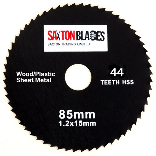 Saxton 85mm TCT Tile HSS Circular Saw Blades Worx Worxsaw Bosch Makita Ryobi Pack B
