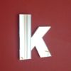 Lower Case Letter K Mirror 15cm
