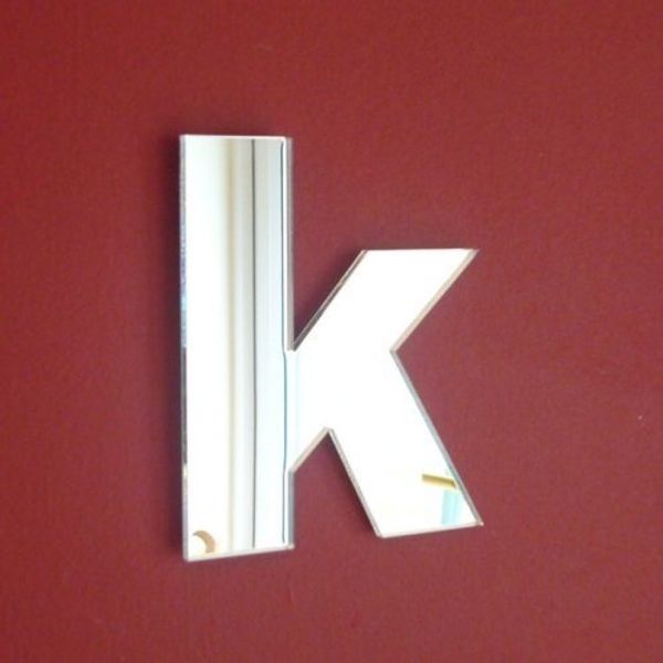 Lower Case Letter K Mirror 15cm