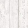 White Washed Wood Panel Effect Wallpaper Worn Distressed Grey White Y�L