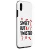 iPhone XS Max Sweet But Twisted Funny Christmas Peppermint Candy Case