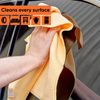 Superio Microfiber Wash Cloths 16"Ultra Absorbent Cleaning Rags Multi Purpose(3)
